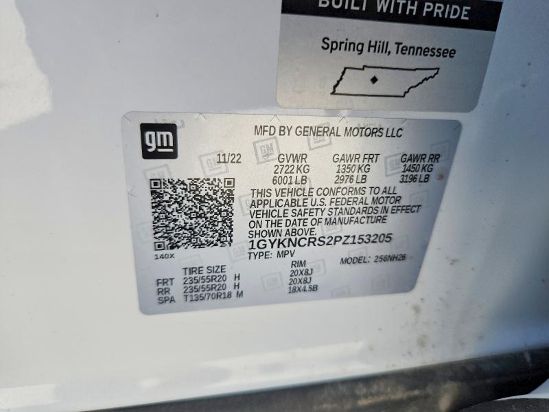 Aukcja sprzedaży 2023 Cadillac Xt5, vin: 1GYKNCRS2PZ153205, numer aukcji: 61646576