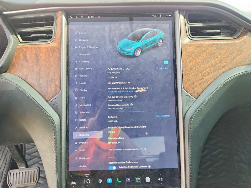Aukcja sprzedaży 2020 Tesla Model X, vin: 5YJXCAE29LF249327, numer aukcji: 63939976