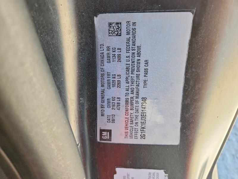 2014 Chevrolet Camaro მანქანა იყიდება აუქციონზე, vin: 2G1FK1EJ3E9147348, აუქციონის ნომერი: 66139106