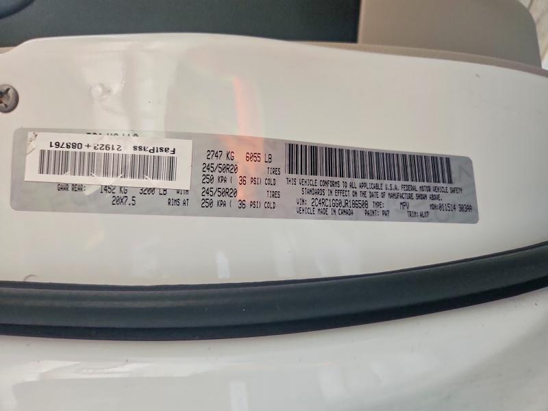 Продажа на аукционе авто 2018 Chrysler Pacifica, vin: 2C4RC1GG0JR186508, номер лота: 66308726