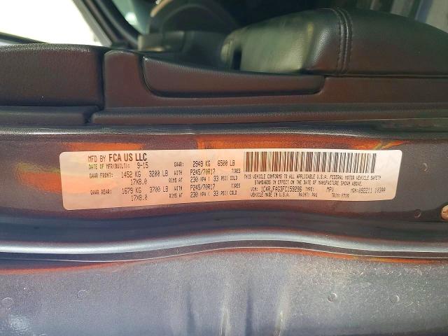 Продажа на аукционе авто 2015 Jeep Grand Cherokee, vin: 1C4RJFAG3FC159296, номер лота: 63044576