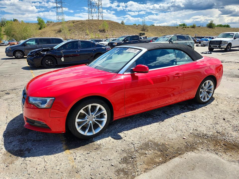 Продажа на аукционе авто 2014 Audi A5, vin: WAULFAFH4EN013923, номер лота: 65917286