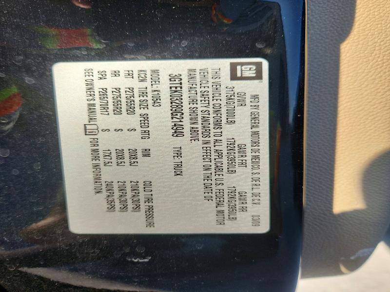 2009 Gmc Sierra მანქანა იყიდება აუქციონზე, vin: 3GTEK03289G214949, აუქციონის ნომერი: 66448806
