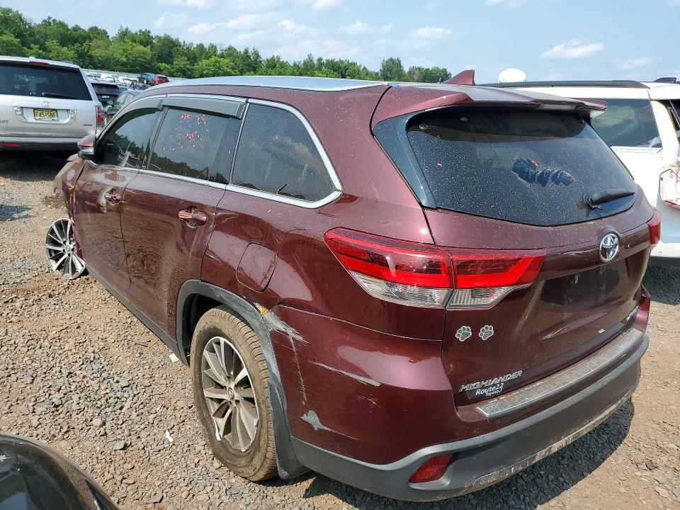 Aukcja sprzedaży 2019 Toyota Highlander, vin: 5TDJZRFH4KS737794, numer aukcji: 65122086