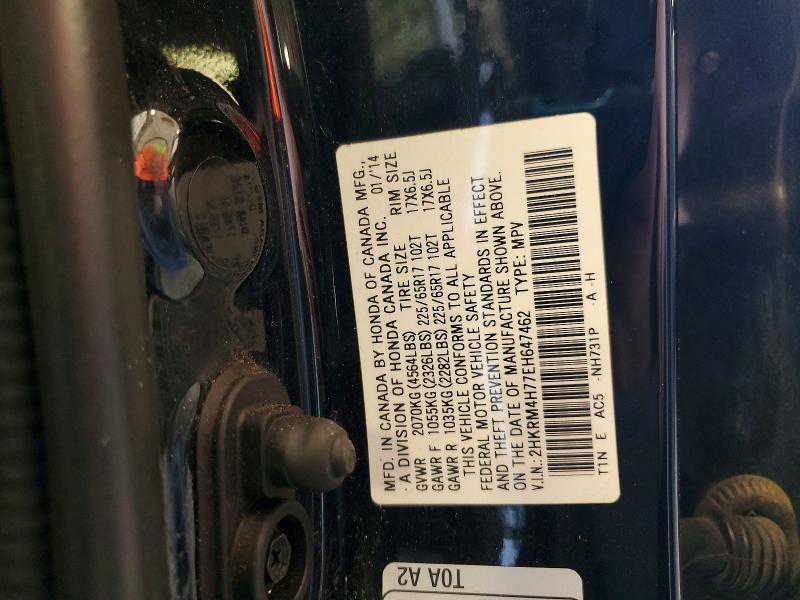 Aukcja sprzedaży 2014 Honda Cr-v, vin: 2HKRM4H77EH647462, numer aukcji: 65466556