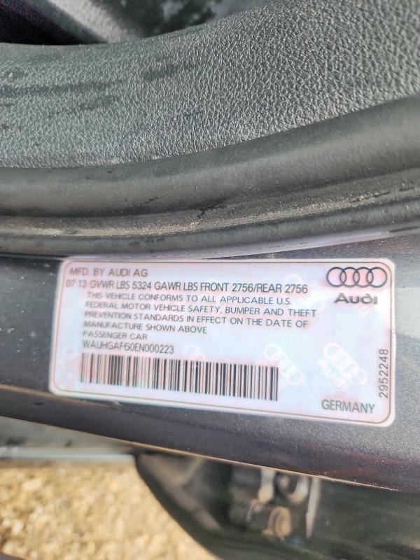 Aukcja sprzedaży 2014 Audi A6, vin: WAUHGAFC0EN000223, numer aukcji: 64797746