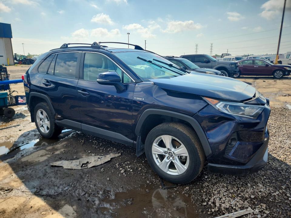 63717466 :رقم المزاد ، 4T3RWRFV5LU001755 vin ، 2020 Toyota Rav4 Hybrid مزاد بيع