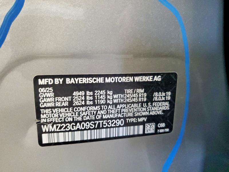Продаж на аукціоні авто 2025 Mini Countryman, vin: WMZ23GA09S7T53290, номер лоту: 62249156