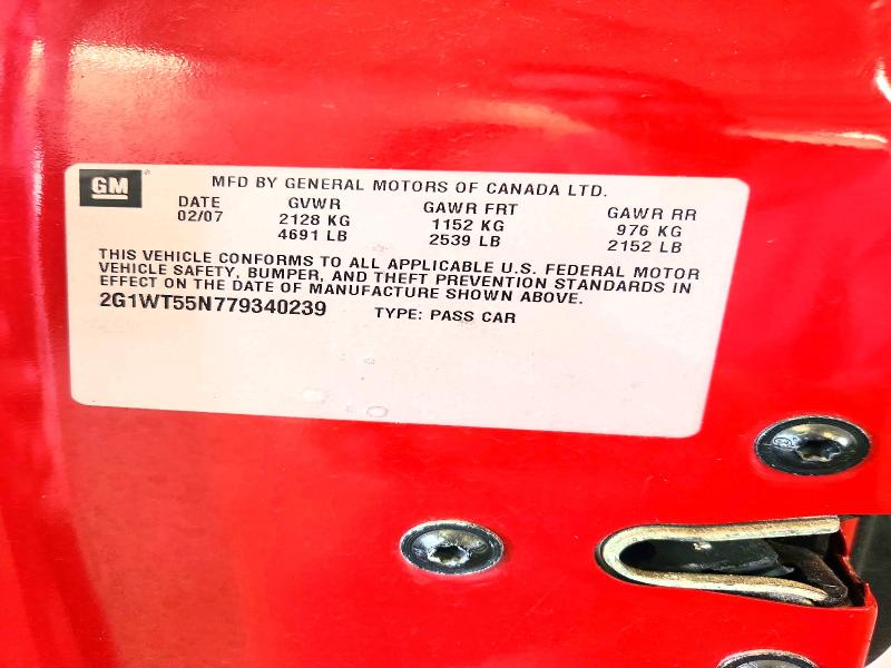 Aukcja sprzedaży 2007 Chevrolet Impala, vin: 2G1WT55N779340239, numer aukcji: 64963116