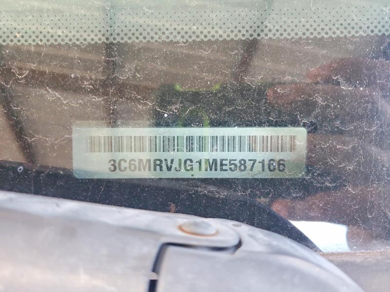 2021 Ram Promaster 3500 მანქანა იყიდება აუქციონზე, vin: 3C6MRVJG1ME587166, აუქციონის ნომერი: 64736326