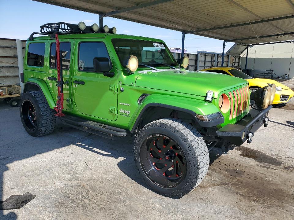 66871086 :رقم المزاد ، 1C4HJXEG1JW240302 vin ، 2018 Jeep Wrangler Unlimited مزاد بيع