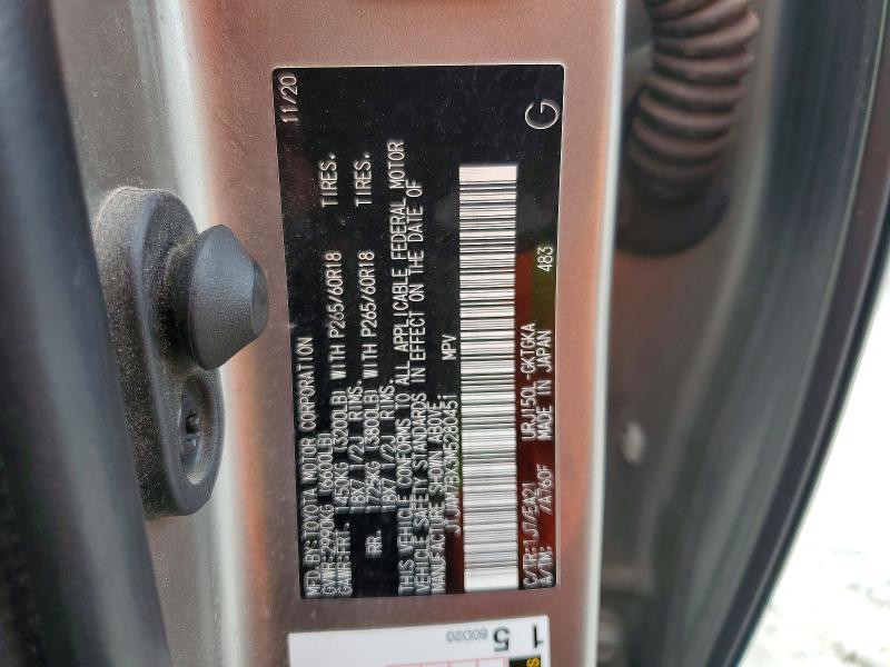 Aukcja sprzedaży 2021 Lexus Gx, vin: JTJAM7BX3M5280451, numer aukcji: 63620086