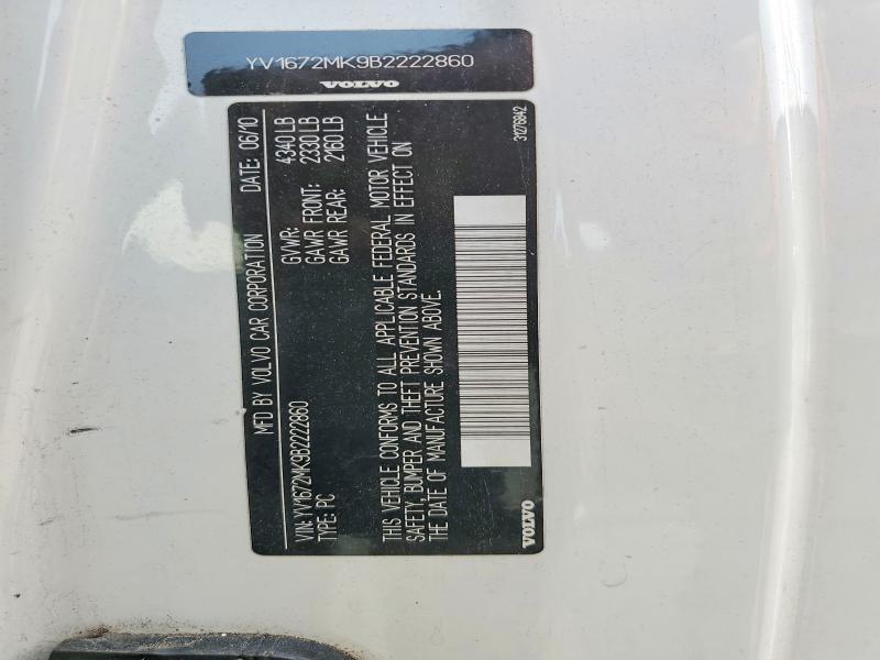 Aukcja sprzedaży 2011 Volvo C30, vin: YV1672MK9B2222860, numer aukcji: 64122646