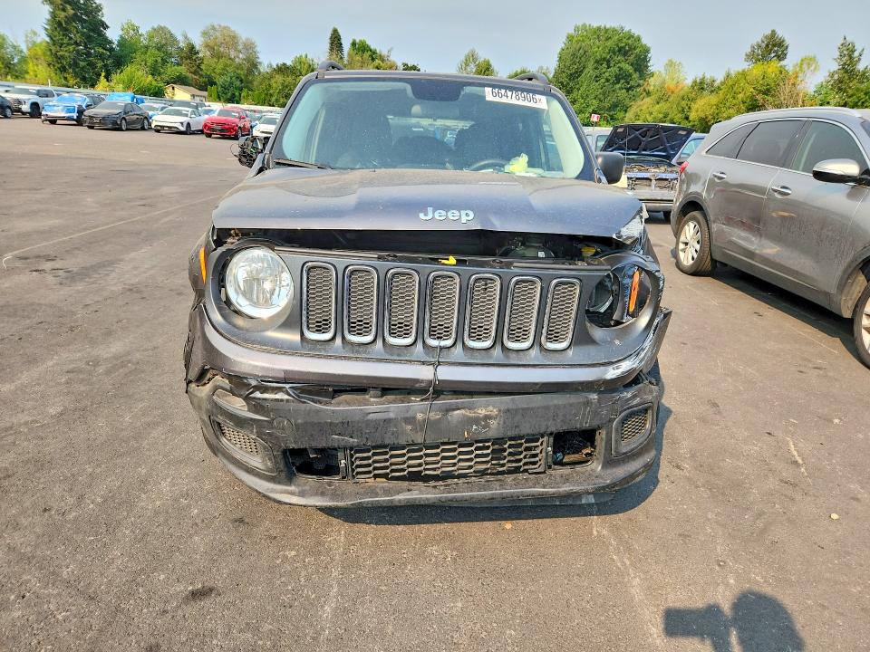 Продажа на аукционе авто 2017 Jeep Renegade, vin: ZACCJBAB9HPF23240, номер лота: 66478906