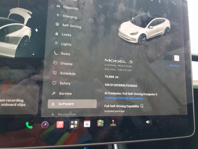 Продаж на аукціоні авто 2020 Tesla Model 3, vin: 5YJ3E1EB8LF636993, номер лоту: 64243266