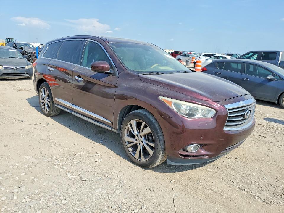 2013 Infiniti Jx35 მანქანა იყიდება აუქციონზე, vin: 5N1AL0MN0DC338015, აუქციონის ნომერი: 67013676