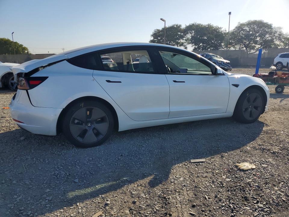 2022 Tesla Model 3 მანქანა იყიდება აუქციონზე, vin: 5YJ3E1EA9NF357661, აუქციონის ნომერი: 66455516