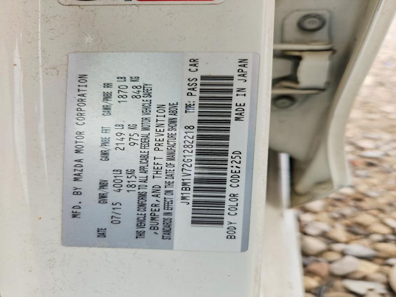 Aukcja sprzedaży 2016 Mazda 3, vin: JM1BM1V72G1282218, numer aukcji: 66819366