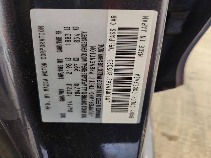 Aukcja sprzedaży 2014 Mazda 3, vin: JM1BM1V36E1205023, numer aukcji: 66046916
