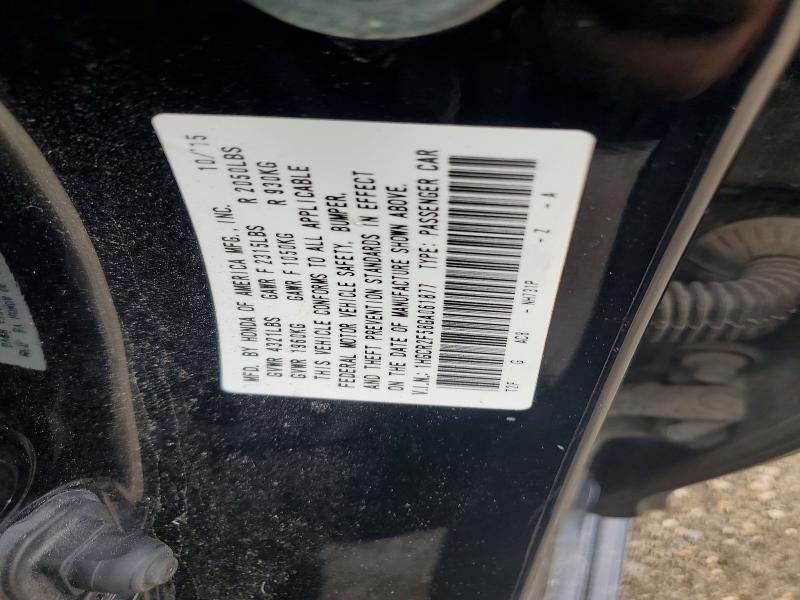 2016 Honda Accord მანქანა იყიდება აუქციონზე, vin: 1HGCR2F58GA061877, აუქციონის ნომერი: 67194566