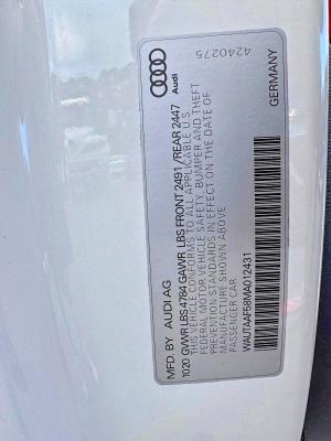 2021 Audi A5 მანქანა იყიდება აუქციონზე, vin: WAUTAAF58MA012431, აუქციონის ნომერი: 65259596