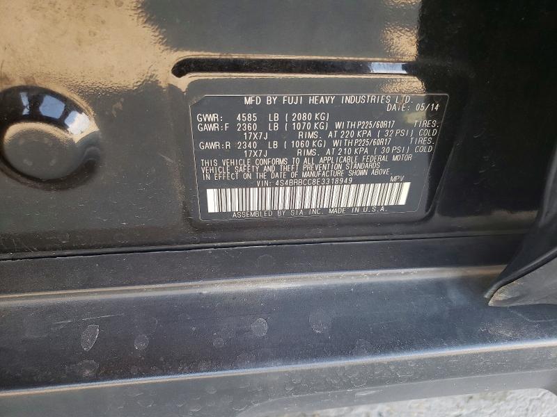 65735086 :رقم المزاد ، 4S4BRBCC8E3318949 vin ، 2014 Subaru Outback مزاد بيع