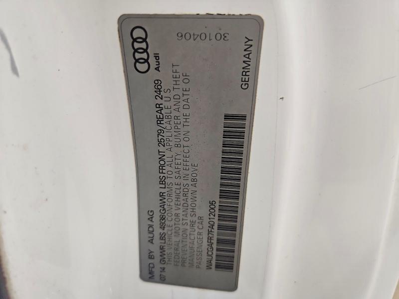 Продажа на аукционе авто 2015 Audi S5, vin: WAUCGAFR7FA012005, номер лота: 66617486