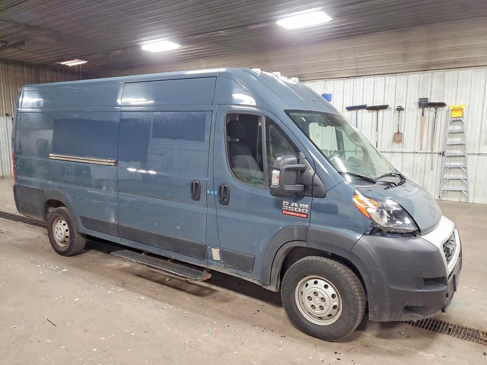 62543766 :رقم المزاد ، 3C6MRVJG4ME536129 vin ، 2021 Ram Promaster 3500 مزاد بيع