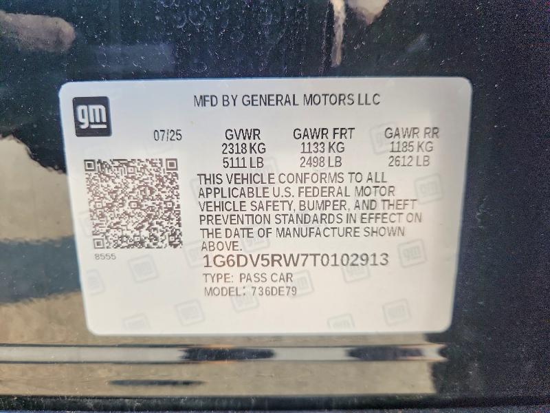 Продажа на аукционе авто 2026 Cadillac Ct5-v, vin: 1G6DV5RW7T0102913, номер лота: 64569216