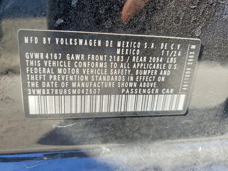 Продаж на аукціоні авто 2025 Volkswagen Jetta, vin: 3VWBX7BU8SM042507, номер лоту: 64423436