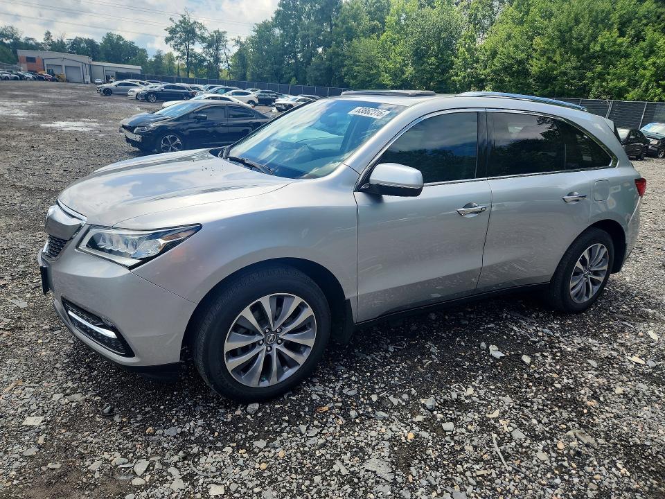 63862316 :رقم المزاد ، 5FRYD4H48EB047158 vin ، 2014 Acura Mdx مزاد بيع
