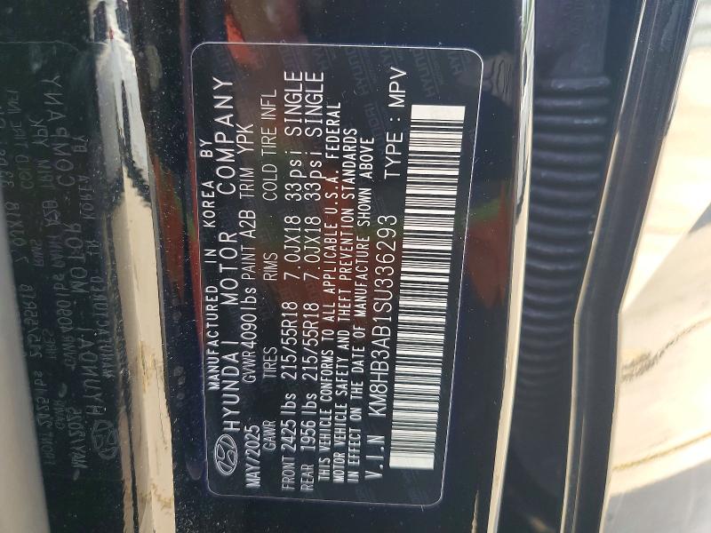 Продаж на аукціоні авто 2025 Hyundai Kona, vin: KM8HB3AB1SU336293, номер лоту: 64774116
