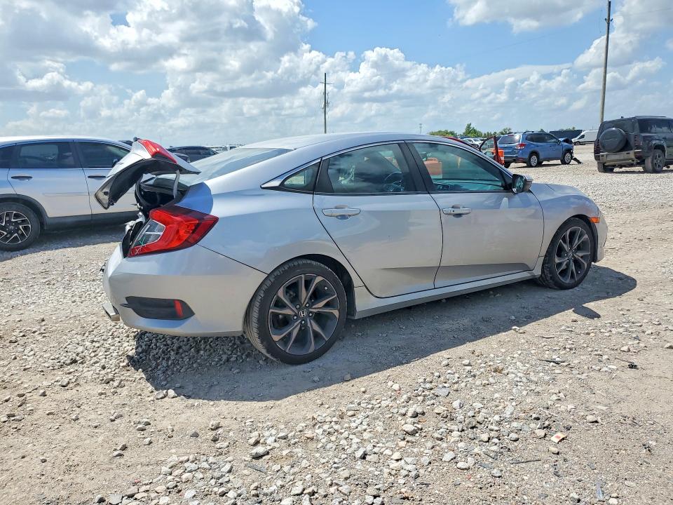 64893646 :رقم المزاد ، 19XFC2F83LE010494 vin ، 2020 Honda Civic مزاد بيع
