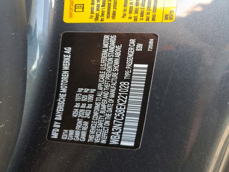 Aukcja sprzedaży 2014 Bmw 428, vin: WBA3N7C58EK221028, numer aukcji: 66810356