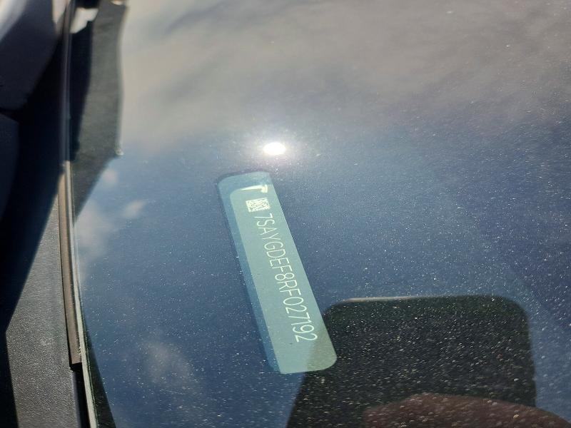 Продаж на аукціоні авто 2024 Tesla Model Y, vin: 7SAYGDEF8RF027192, номер лоту: 62225756