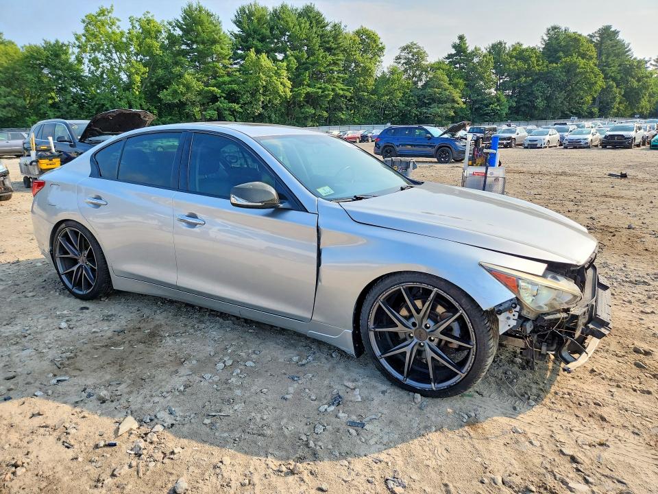 2015 Infiniti Q50 მანქანა იყიდება აუქციონზე, vin: JN1BV7AR5FM410393, აუქციონის ნომერი: 65005196