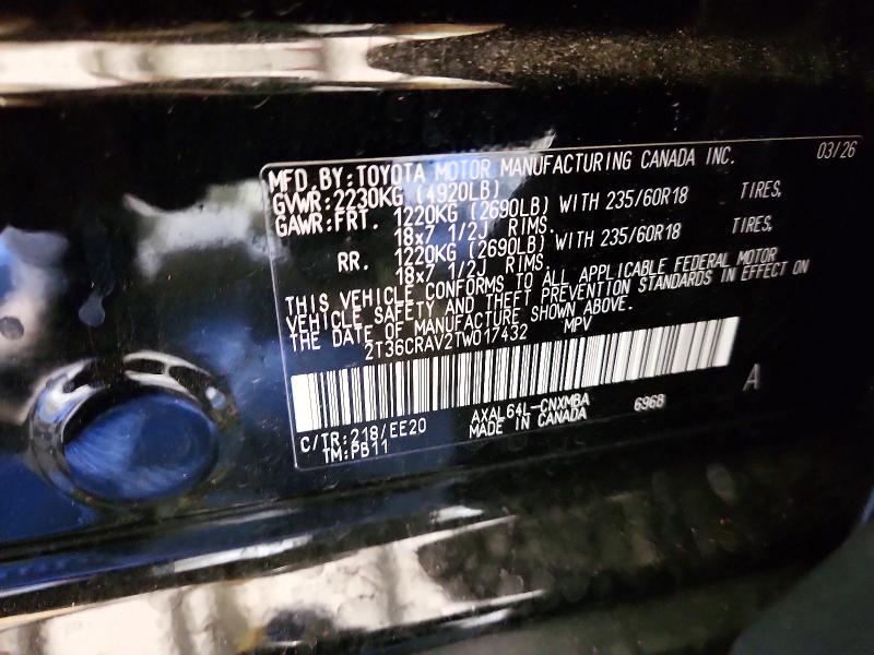 Продаж на аукціоні авто 2026 Toyota Rav4, vin: 2T36CRAV2TW017432, номер лоту: 67014916