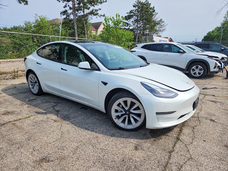 Aukcja sprzedaży 2022 Tesla Model 3, vin: 5YJ3E1EA4NF190531, numer aukcji: 64608296