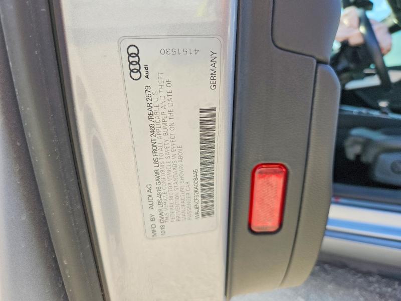 64159206 :رقم المزاد ، WAUENCF52KA008445 vin ، 2019 Audi A5 مزاد بيع