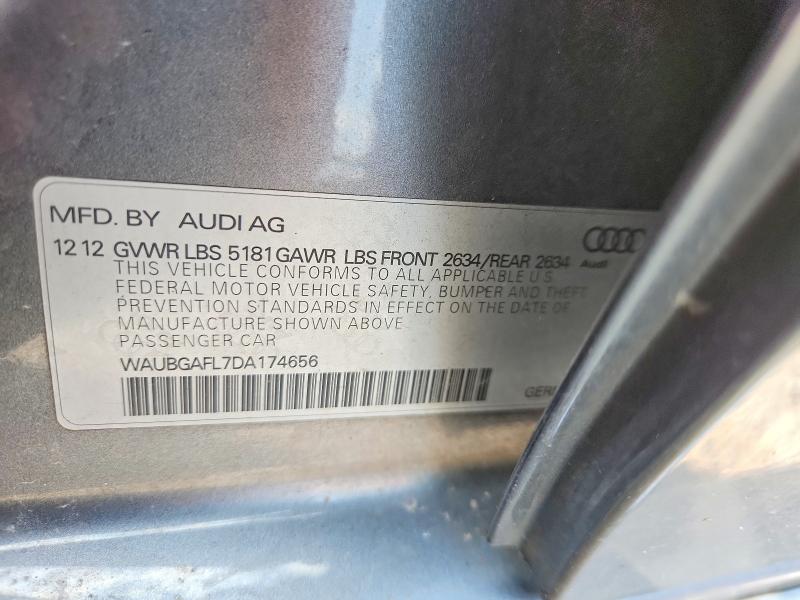 Продажа на аукционе авто 2013 Audi S4, vin: WAUBGAFL7DA174656, номер лота: 66528666