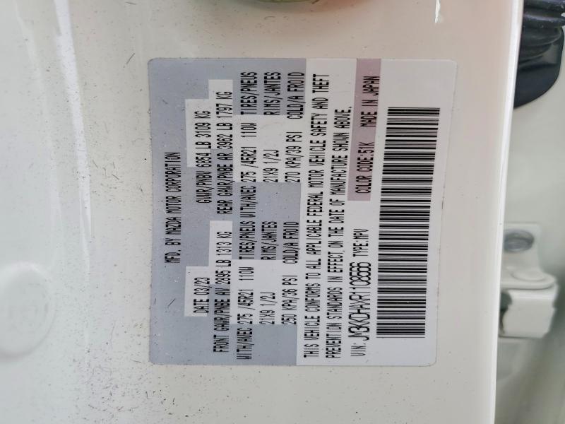 Aukcja sprzedaży 2024 Mazda Cx-90, vin: JM3KKDHAXR1108566, numer aukcji: 60421256