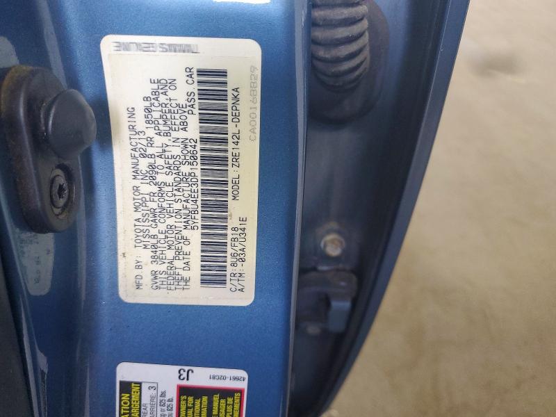 Продаж на аукціоні авто 2013 Toyota Corolla, vin: 5YFBU4EE3DP150642, номер лоту: 64504436