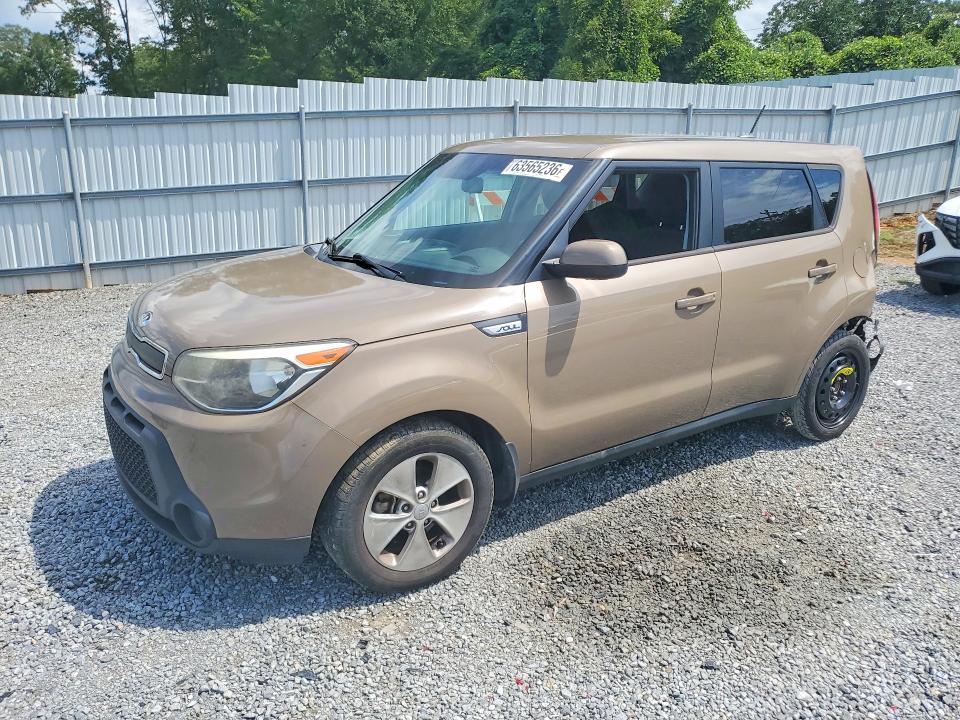 2015 Kia Soul მანქანა იყიდება აუქციონზე, vin: KNDJN2A27F7219250, აუქციონის ნომერი: 63565236