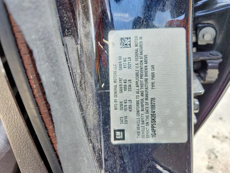 2014 Buick Verano მანქანა იყიდება აუქციონზე, vin: 1G4PP5SK2E4188778, აუქციონის ნომერი: 63939566