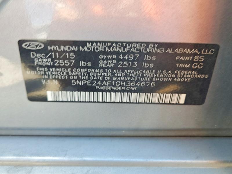 Aukcja sprzedaży 2016 Hyundai Sonata, vin: 5NPE24AF1GH364676, numer aukcji: 64951096