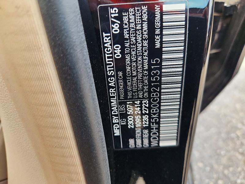 66298096 :رقم المزاد ، WDDHF5KB0GB215315 vin ، 2016 Mercedes-benz E مزاد بيع