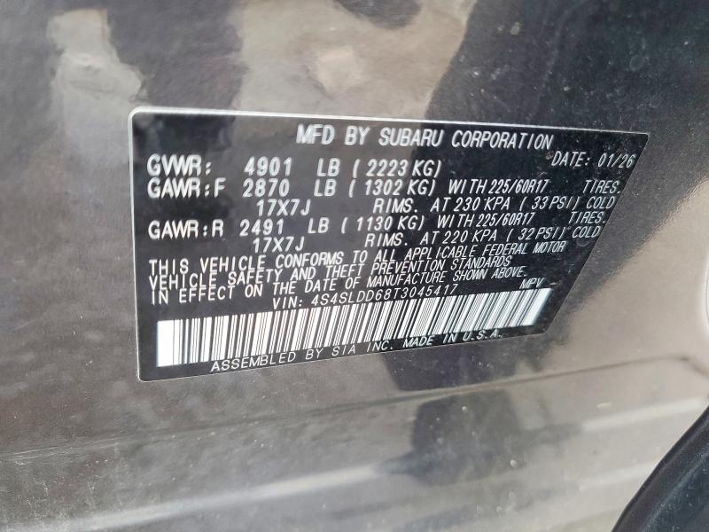 Aukcja sprzedaży 2026 Subaru Forester, vin: 4S4SLDD68T3045417, numer aukcji: 65995266