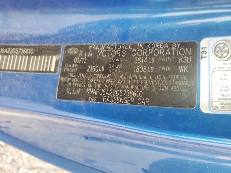 Продаж на аукціоні авто 2013 Kia Forte Koup, vin: KNAFU6A22D5736610, номер лоту: 65296016