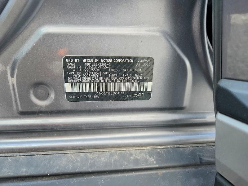 Aukcja sprzedaży 2020 Mitsubishi Outlander, vin: JA4AD3A36LZ004101, numer aukcji: 66758636