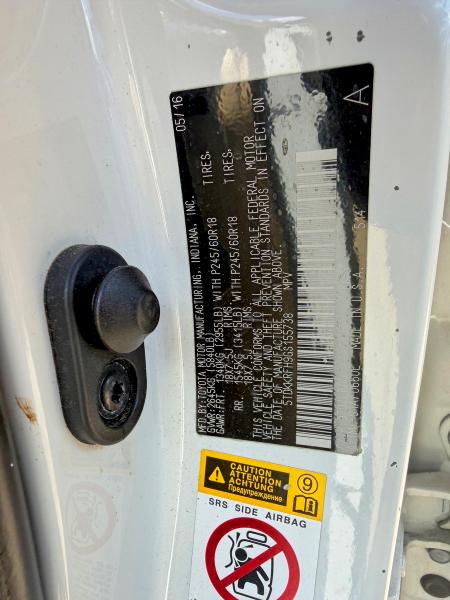 65043006 :رقم المزاد ، 5TDKKRFH9GS155738 vin ، 2016 Toyota Highlander مزاد بيع